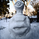 Illustration for article titled These geeky snowmen turn their yards into a weirder winter wonderland